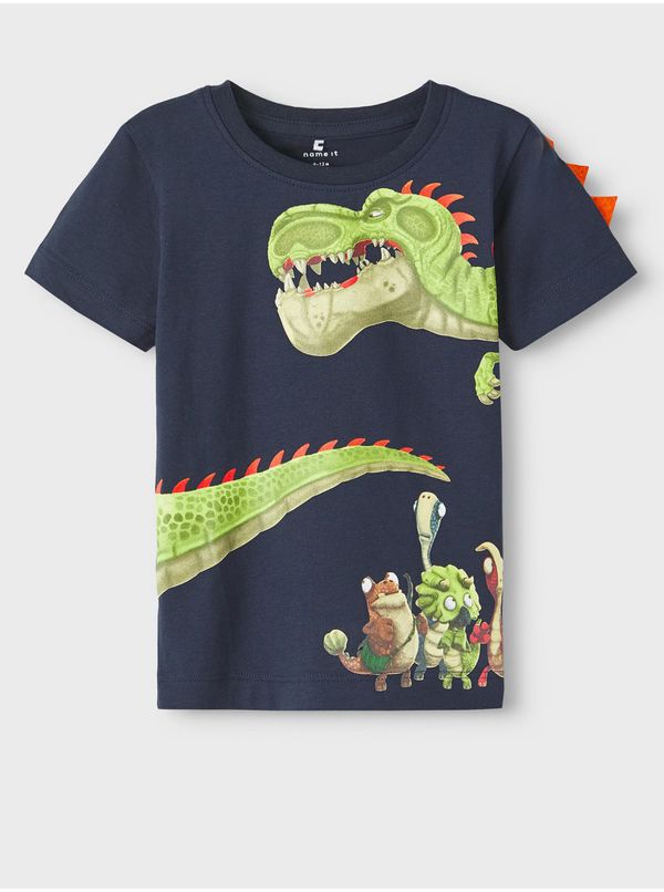 name it Dark blue boys t-shirt name it Gigantosaurus - Boys