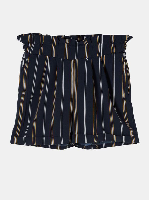 name it Dark Blue Girly Striped Shorts name it Dera - unisex