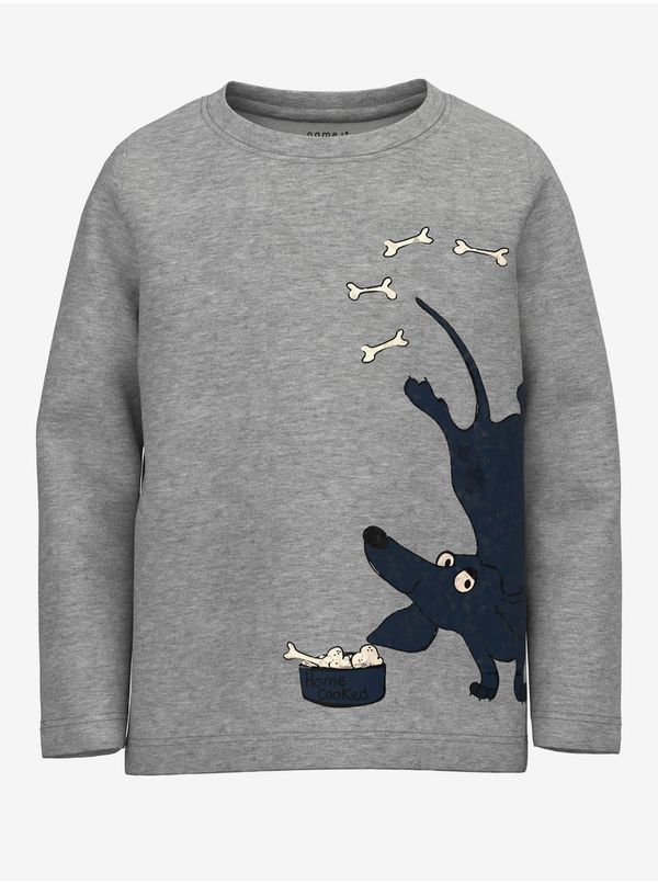 name it Grey Kids Long Sleeve T-Shirt name it Brian - Boys