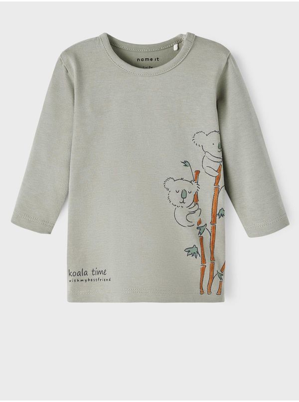 name it Grey Long Sleeve T-Shirt name it Tobbie - Boys