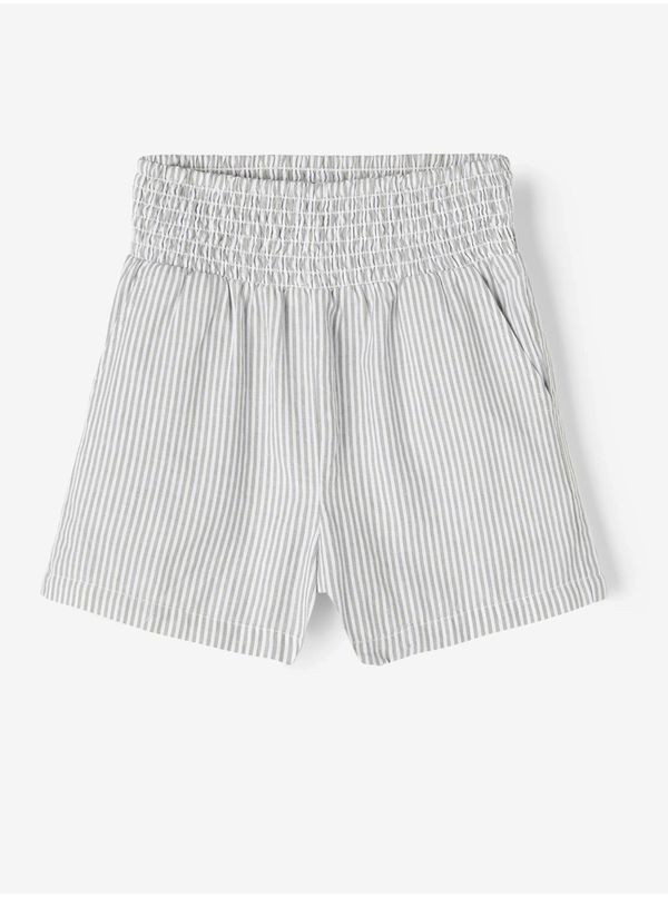 name it Light Blue Girl Striped Shorts name it Hatty - Girls