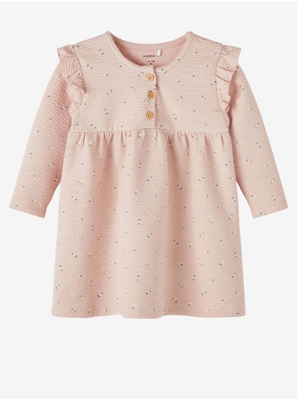 name it Light pink girl patterned dress name it Babina - Girls