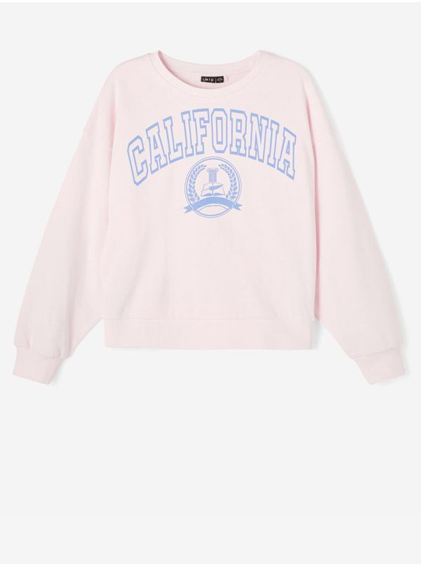 name it Light Pink Girls Sweatshirt name it Dollege - Girls