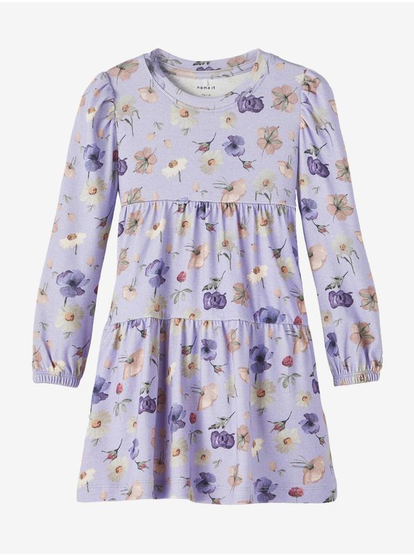 name it Light purple girl patterned dress name it Brianna - Girls