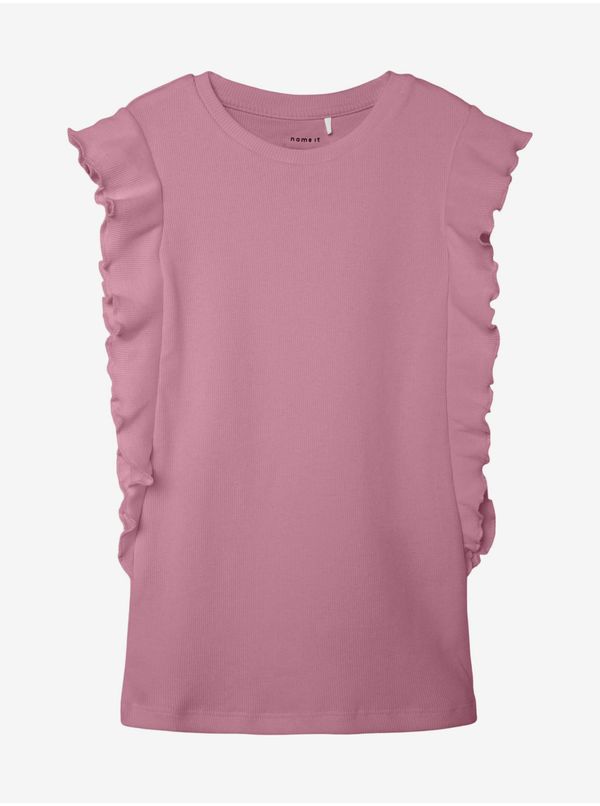 name it Pink Girl T-Shirt name it Heniz - Girls