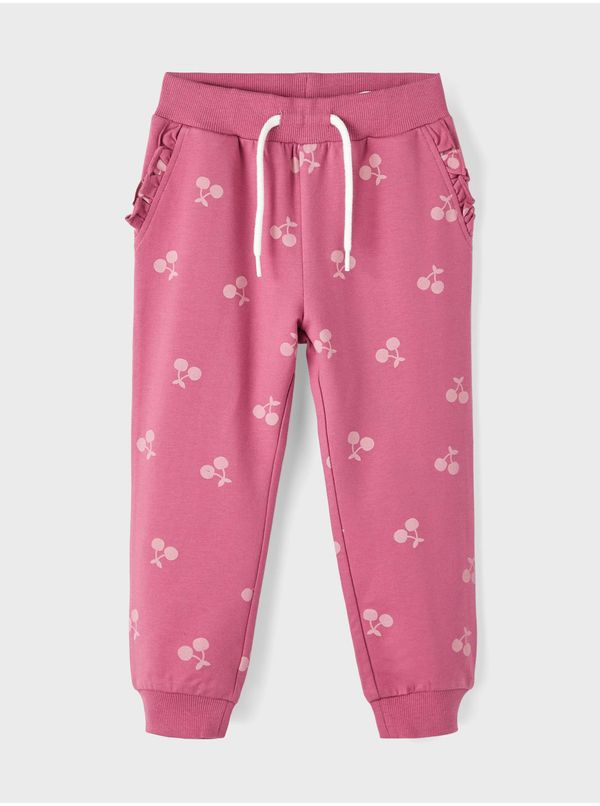 name it Pink Girly Patterned Sweatpants name it Trina - Girls