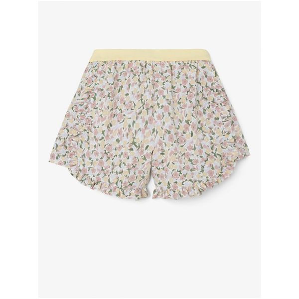 name it White-pink girly floral shorts name it Finna - unisex