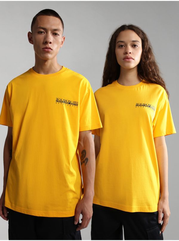 Napapijri Yellow Unisex T-Shirt NAPAPIJRI - Men