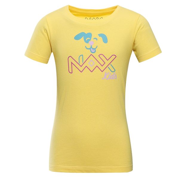 NAX Dětské bavlněné triko nax NAX LIEVRO aspen gold varianta pa