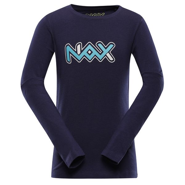 NAX Kids cotton T-shirt nax NAX PRALANO mood indigo