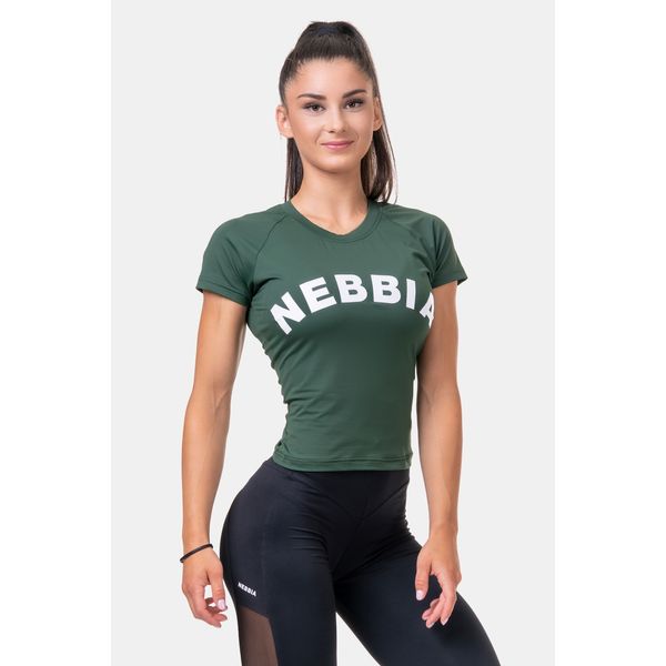 NEBBIA Classic HERO tričko L, dark green