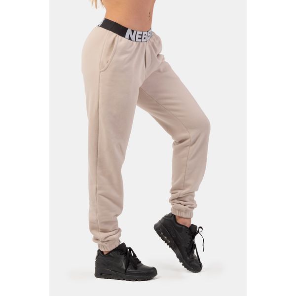 NEBBIA Iconic tracksuit bottoms with NEBBIA elasticated waistband