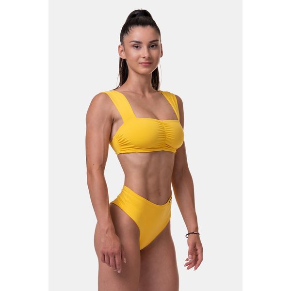 NEBBIA Miami retro bikini - vrchný diel M, yellow