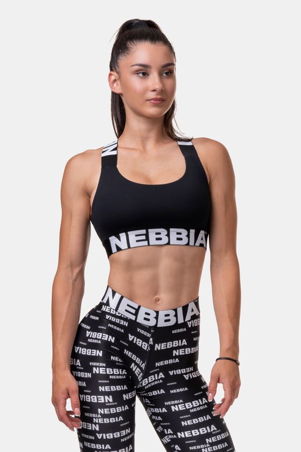 NEBBIA NEBBIA Power Your Hero iconic sports bra black