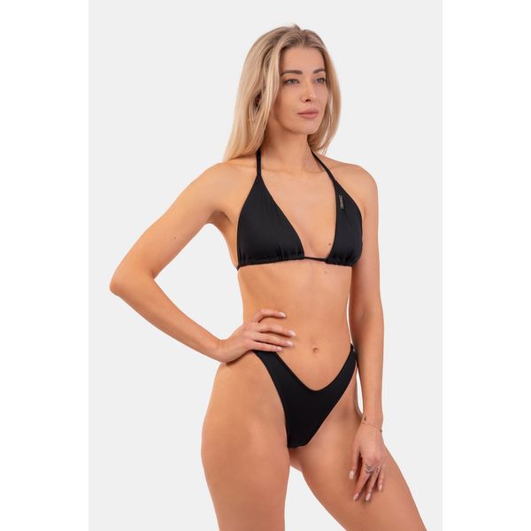 NEBBIA Trojuholníkové bikiny Classic - vrchný diel M, black