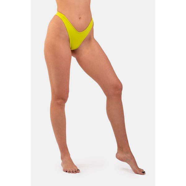 NEBBIA V-shape Bikini - spodný diel s vysokým vykrojením M, green