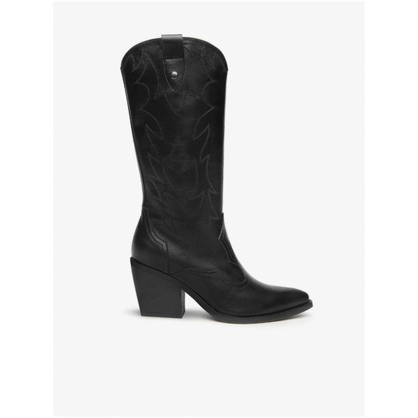NeroGiardini NeroGiardini Black Leather Boots Nero Giardini - Women