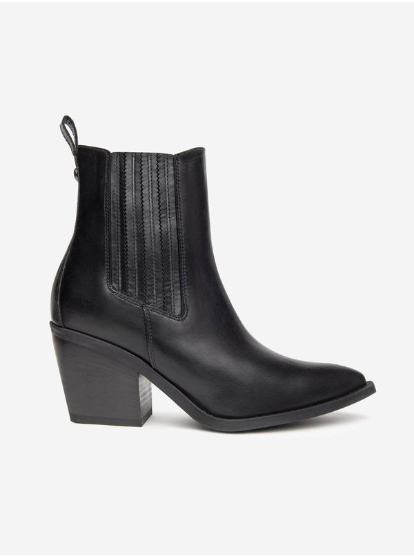 NeroGiardini NeroGiardini Black Women's Leather Ankle Boots Nero Giardini - Women