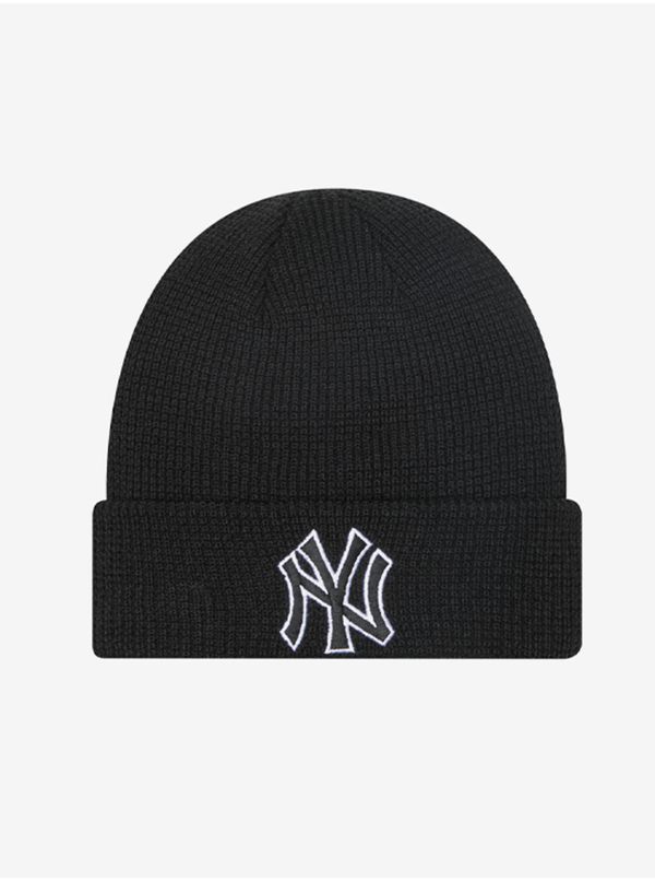 New Era Black Men's Beanie New Era Pop Outline - Men's