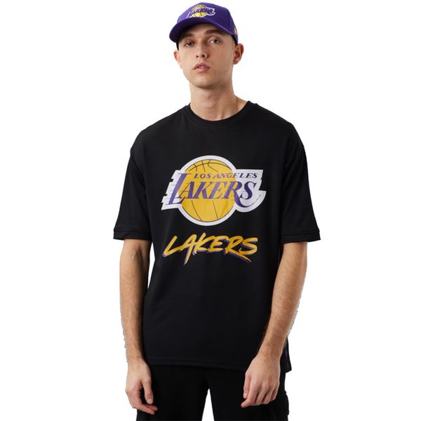 New Era New Era Nba Los Angeles Lakers Script Mesh