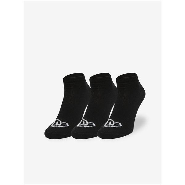 New Era Set of three pairs of socks in New Era black - Men