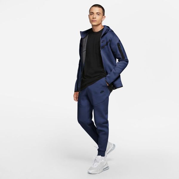 Nike Nike Man's Sweatpants Tech Fleece CU4495-410 Navy Blue