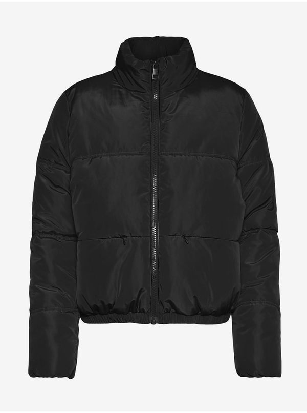 Noisy May Black Quilted Winter Jacket Noisy May Anni - Women
