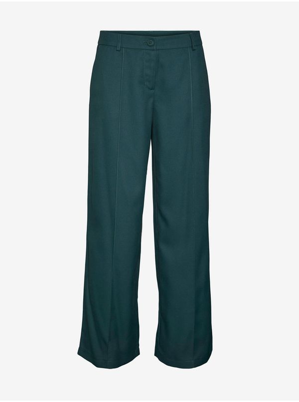 Noisy May Green Womens Wide Trousers Noisy May Pinola - Women