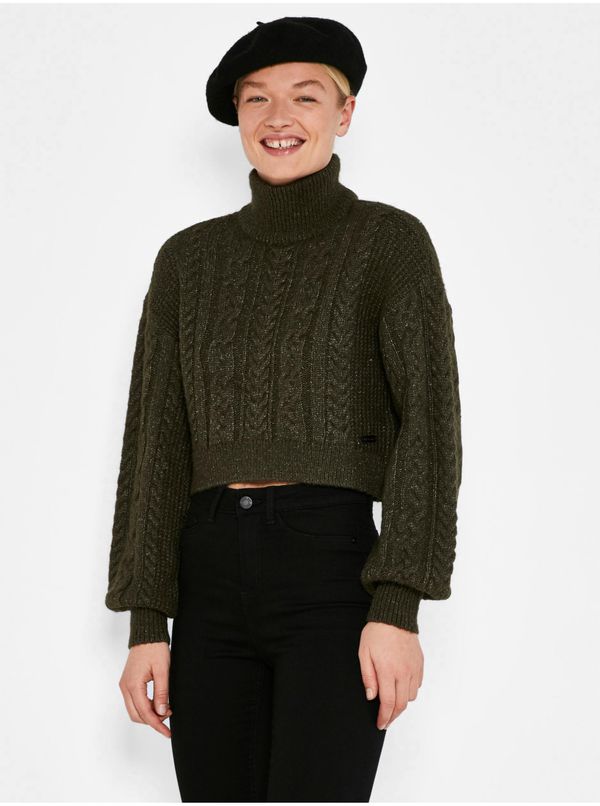 Noisy May Khaki Turtleneck Noisy May Freya - Women