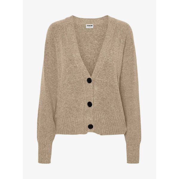 Noisy May Light Brown Cardigan Noisy May Ian - Women