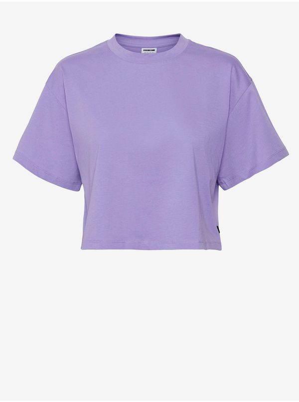 Noisy May Purple crop top T-shirt Noisy May Alena - Women