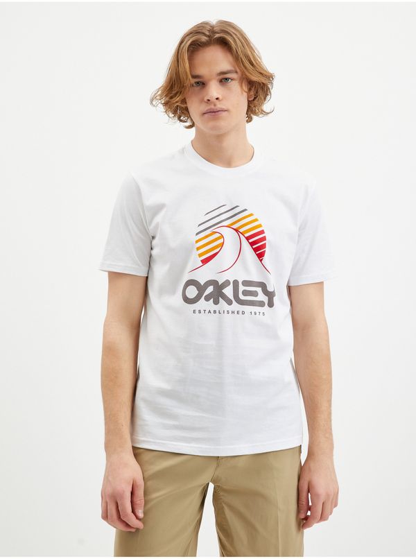 Oakley White Men's T-Shirt Oakley - Men's