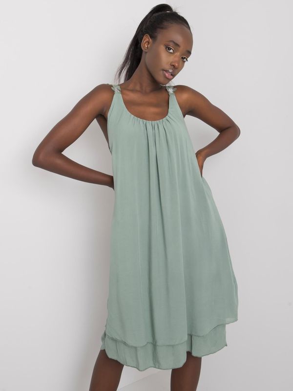 Och Bella Green dress Och Bella wjok0274. R36