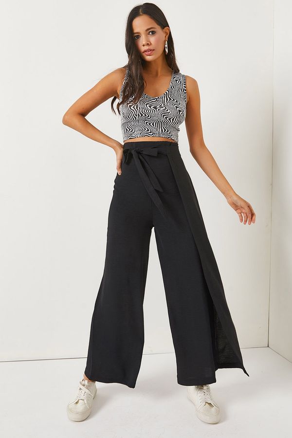 Olalook Olalook Pants - Black - Wide leg