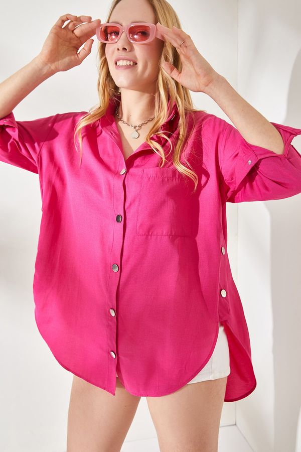 Olalook Olalook Shirt - Pink - Regular fit
