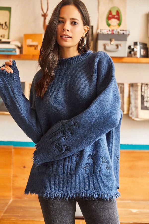 Olalook Olalook Sweater - Blue - Regular fit