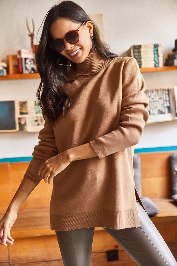 Olalook Olalook Sweater - Brown - Regular fit