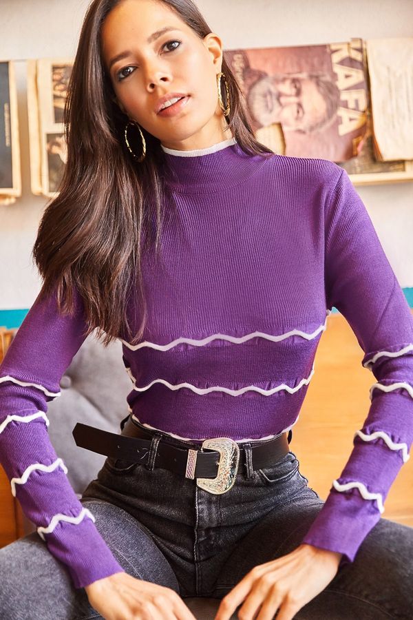 Olalook Olalook Sweater - Purple - Fitted