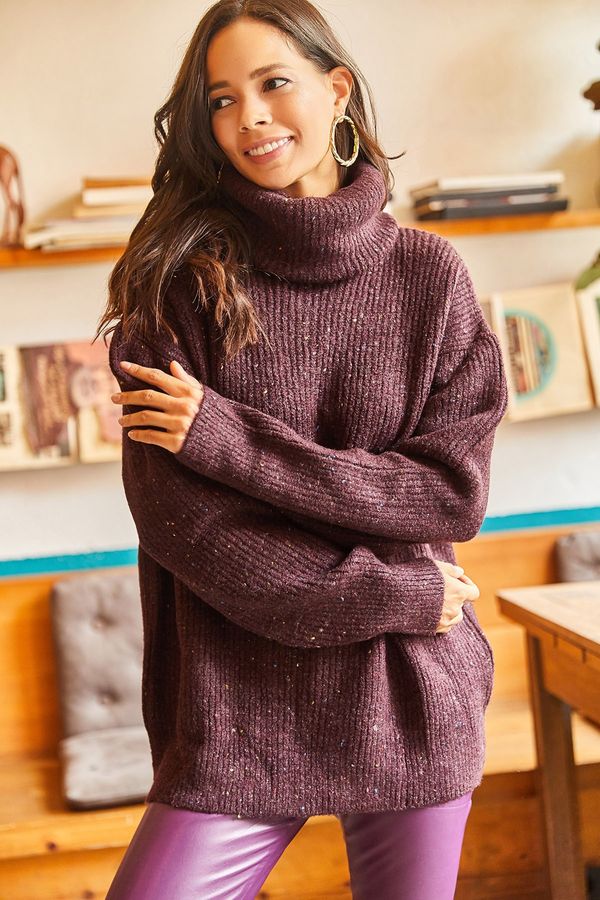 Olalook Olalook Sweater - Purple - Oversize