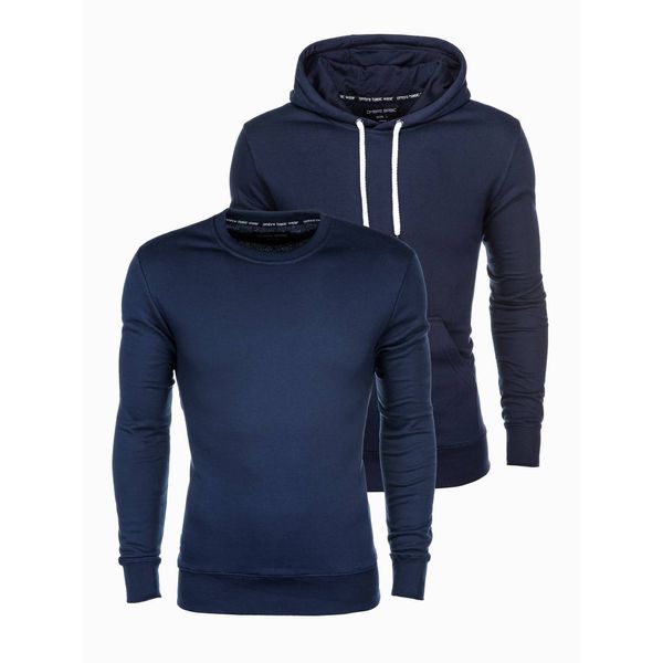 Ombre Ombre BASIC men's sweatshirt set - navy 2