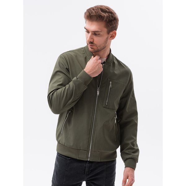 Ombre Ombre Clothing Men's mid-season bomber jacket C513