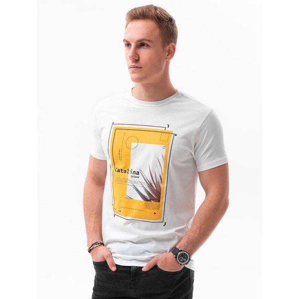 Ombre Ombre Clothing Men's printed t-shirt S1434 V-13A