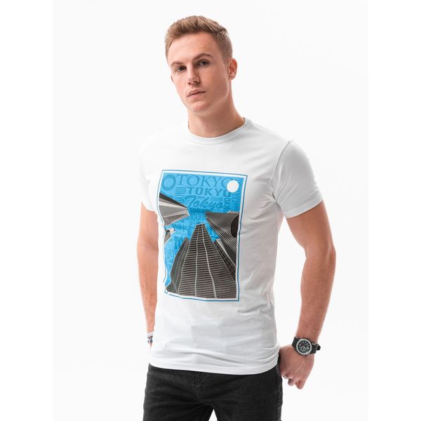 Ombre Ombre Clothing Men's printed t-shirt S1434 V-5A