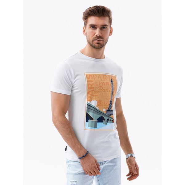 Ombre Ombre Clothing Men's printed t-shirt S1434 V-6A