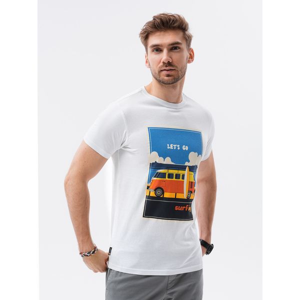 Ombre Ombre Clothing Men's printed t-shirt S1434 V-8A