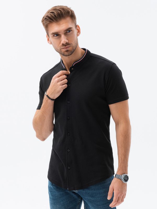 Ombre Ombre Men's shirt with short sleeves