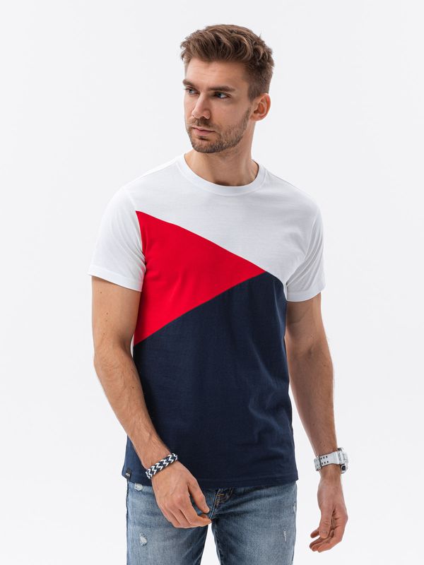 Ombre Ombre Men's tricolor t-shirt