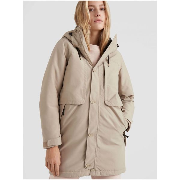 O'Neill ONeill Beige Women's Parka O'Neill Explorer - Women