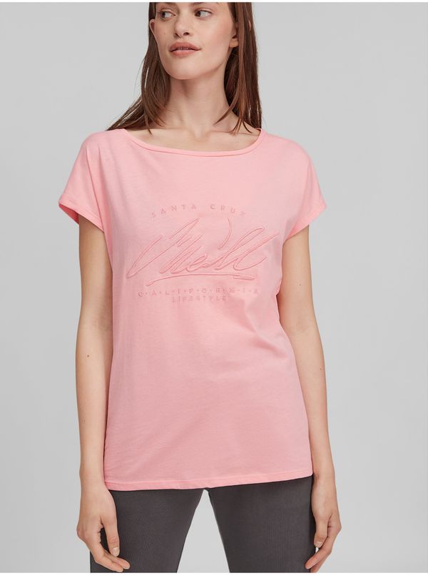 O'Neill ONeill Pink Women's T-Shirt O'Neill Essential Graphic - Women
