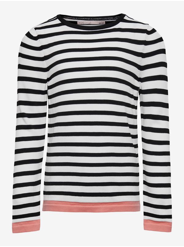 Only Black-and-White Girl Striped Sweater ONLY Suzana - Girls